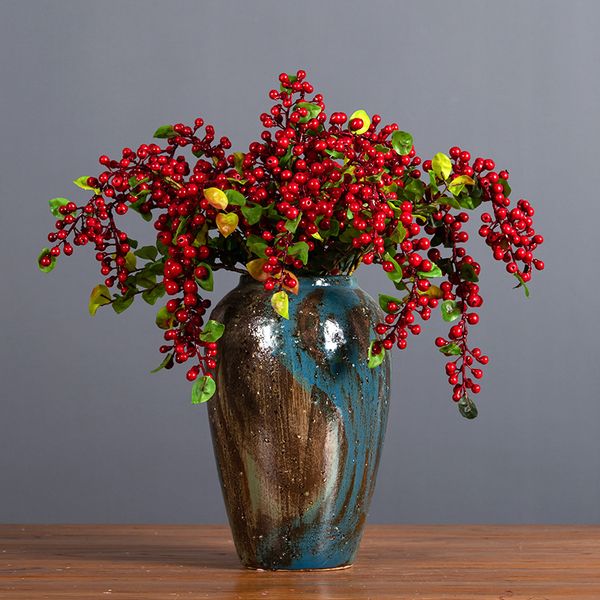 pendant simulation berry branch cranberry red fruit simulation flower branches home tv cabinet soft decoration material
pendant simulation berry branch cranberry red fruit simulation flower branches home tv cabinet soft decoration material