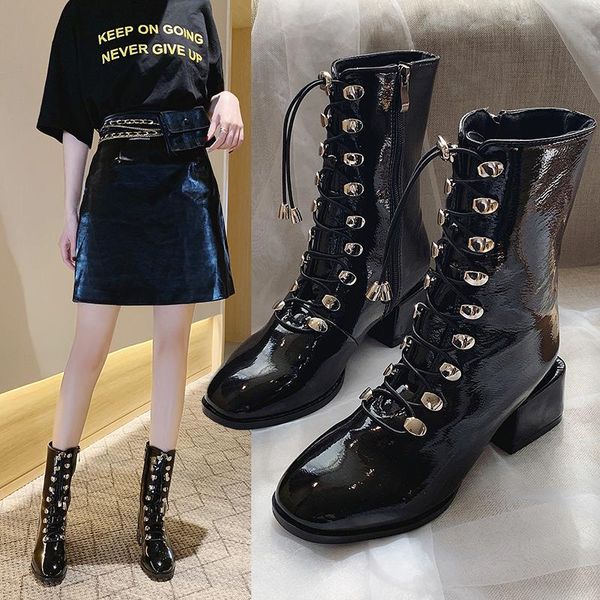 white ankle boots rock shoes woman winter footwear boots-women luxury designer zipper low med 2020 ladies autumn riding rubber, Black
white ankle boots rock shoes woman winter footwear boots-women luxury designer zipper low med 2020 ladies autumn riding rubber, Black