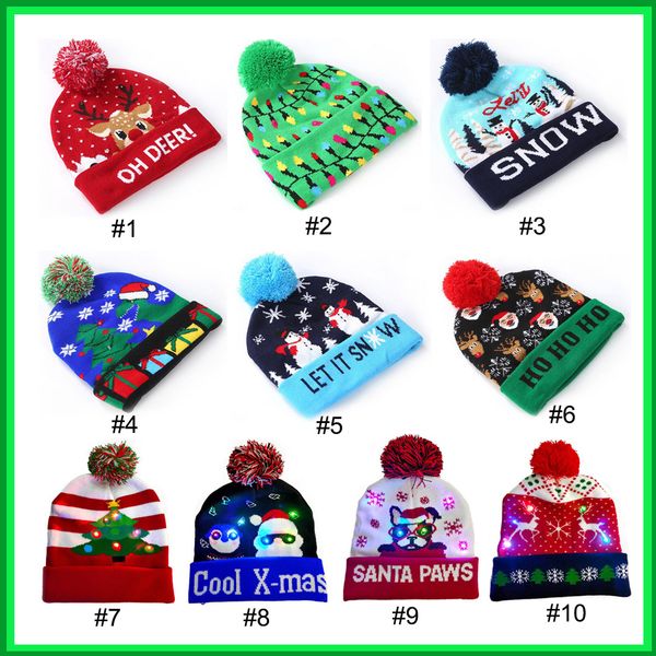 wholesale cotton cartoon led christmas hats knitted pom pom light xmas beanies crochet winter hats deer elk christmas decoration
wholesale cotton cartoon led christmas hats knitted pom pom light xmas beanies crochet winter hats deer elk christmas decoration