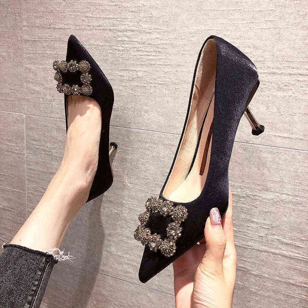 kukuautumn french temperament diamond square button versatile single sho pointed shallow mouth thin heel black high heels women's
kukuautumn french temperament diamond square button versatile single sho pointed shallow mouth thin heel black high heels women's