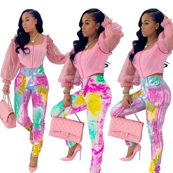 28s3862 autumn winter women casual fashion hole splash ink print high waist pencil pants trousers, Black;white
28s3862 autumn winter women casual fashion hole splash ink print high waist pencil pants trousers, Black;white