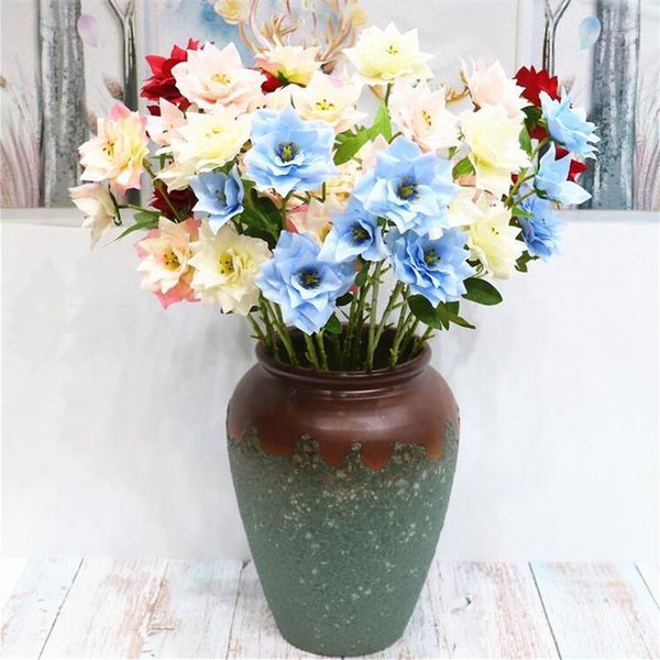 fake long stem daffodil (3 stems/piece) simulation golden lotus for wedding home showcase decorative artificial flowers1
fake long stem daffodil (3 stems/piece) simulation golden lotus for wedding home showcase decorative artificial flowers1