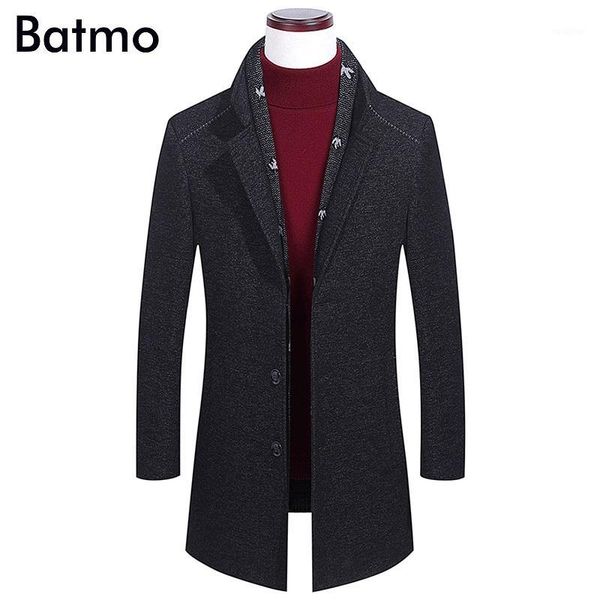 batmo 2020 new arrival winter thick warm wool casual jacket men,wool trench coat men mn17321, Black
batmo 2020 new arrival winter thick warm wool casual jacket men,wool trench coat men mn17321, Black