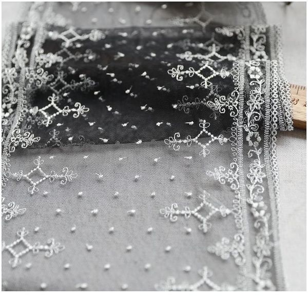 22cm wide 5meter/pack bilateral polyester black mesh embroider lace fabric mesh have stretch sewing trim dress accessor jlldcr
22cm wide 5meter/pack bilateral polyester black mesh embroider lace fabric mesh have stretch sewing trim dress accessor jlldcr