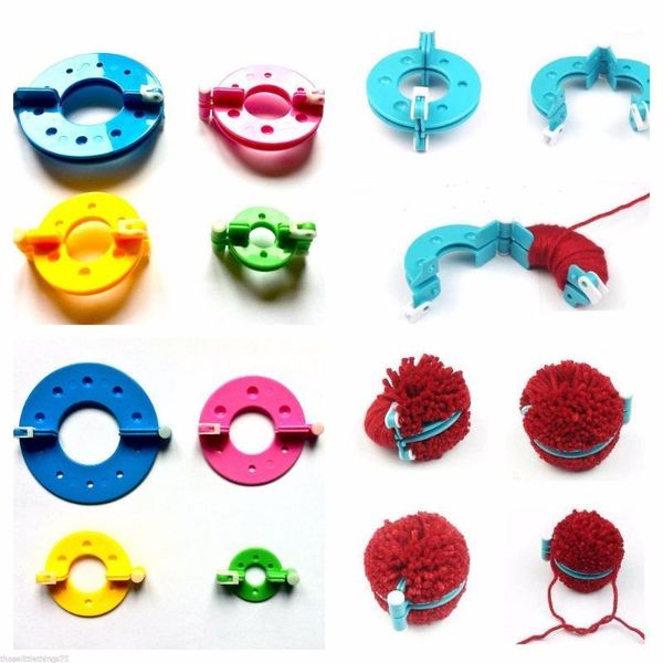 8 pcs 4 sizes wool ball maker knitted tools yarn pompon wool plush ball set fluff weaver production tools pompoms1, Black
8 pcs 4 sizes wool ball maker knitted tools yarn pompon wool plush ball set fluff weaver production tools pompoms1, Black