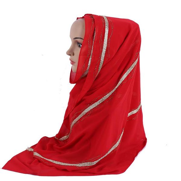 ethnic clothing retail muslim long scarf 70*170cm pearl chiffon fashion arab beaded islamic headscarf, Red
ethnic clothing retail muslim long scarf 70*170cm pearl chiffon fashion arab beaded islamic headscarf, Red
