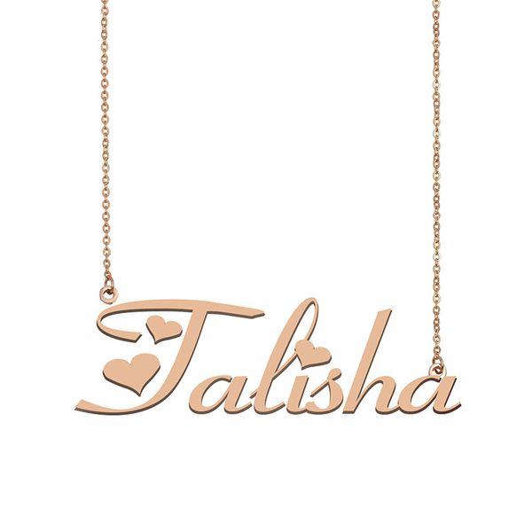talisha name necklace custom nameplate pendant for women girls birthday gift kids friends jewelry 18k gold plated stainless steel, Silver
talisha name necklace custom nameplate pendant for women girls birthday gift kids friends jewelry 18k gold plated stainless steel, Silver