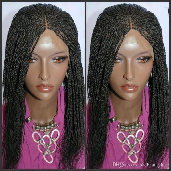 handmade long senegalese 2x twist lace wig synthetic fully hand braided lace front wig medium twist for afro women, Black
handmade long senegalese 2x twist lace wig synthetic fully hand braided lace front wig medium twist for afro women, Black