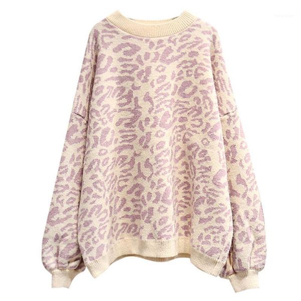 hsa 2020 autumn winter women leopard pullover and sweaters round neck oversize sweater jumpers casual leopard korean pull femme1, White;black
hsa 2020 autumn winter women leopard pullover and sweaters round neck oversize sweater jumpers casual leopard korean pull femme1, White;black