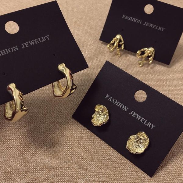 gold plated irregular hoop earrings for women alloy geometric earring gothic jewelry aretes pendientes vintage ear rings, Golden;silver
gold plated irregular hoop earrings for women alloy geometric earring gothic jewelry aretes pendientes vintage ear rings, Golden;silver