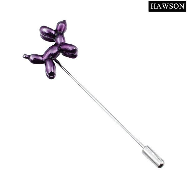 hawson purple balloon dog design long brooch pin for party fashion lapel pin men jewelry 201009, Gray
hawson purple balloon dog design long brooch pin for party fashion lapel pin men jewelry 201009, Gray