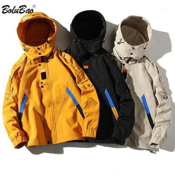 bolubao new men's jackets fashion hit color autumn winter trend jacket male street style hooded jackets coat men1, Black;brown
bolubao new men's jackets fashion hit color autumn winter trend jacket male street style hooded jackets coat men1, Black;brown