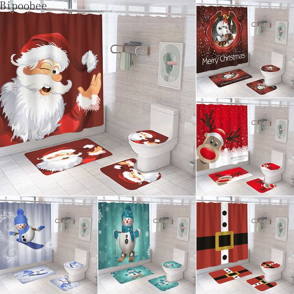 bipoobee santa claus 3d print toilet cover mat snowman elk bathroom curtain bath rug sets shower curtains merry christmas
bipoobee santa claus 3d print toilet cover mat snowman elk bathroom curtain bath rug sets shower curtains merry christmas