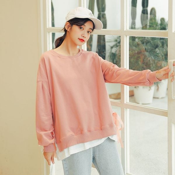 vtkp2 ins women's new autumn korean 2019 fake two piece lace up winter sweatersweater sweater collar long sleeve uda4v, Black
vtkp2 ins women's new autumn korean 2019 fake two piece lace up winter sweatersweater sweater collar long sleeve uda4v, Black