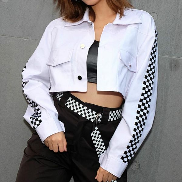 women's jackets plaid streetwear short jacket women splice loose long sleeve slim coat ladies autumn winter fashion casual female, Black;brown
women's jackets plaid streetwear short jacket women splice loose long sleeve slim coat ladies autumn winter fashion casual female, Black;brown