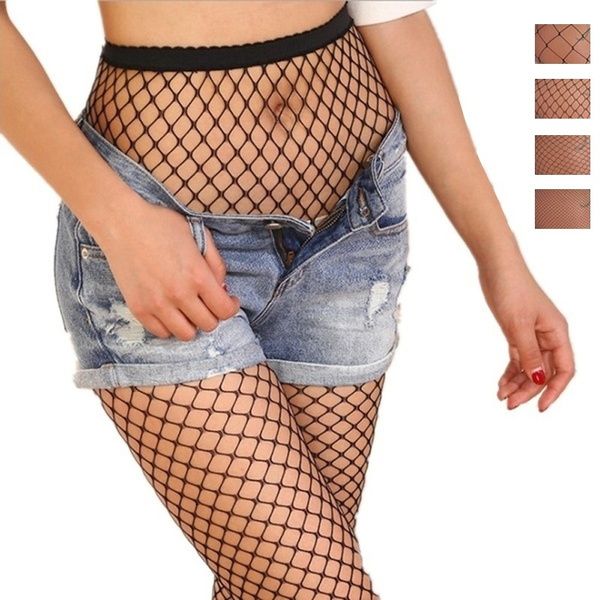 women's fashion black mesh fishnet punk anti-hook nylon hollow out stockings pantyhose, Black;white
women's fashion black mesh fishnet punk anti-hook nylon hollow out stockings pantyhose, Black;white