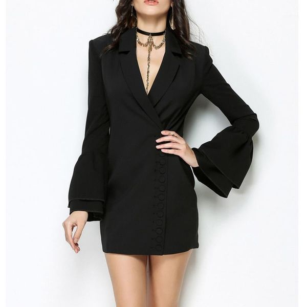 seebeautiful new fashion spring 2020 simple notched collar long flare sleeve single breasted loose coat single suit woman n5891, White;black
seebeautiful new fashion spring 2020 simple notched collar long flare sleeve single breasted loose coat single suit woman n5891, White;black
