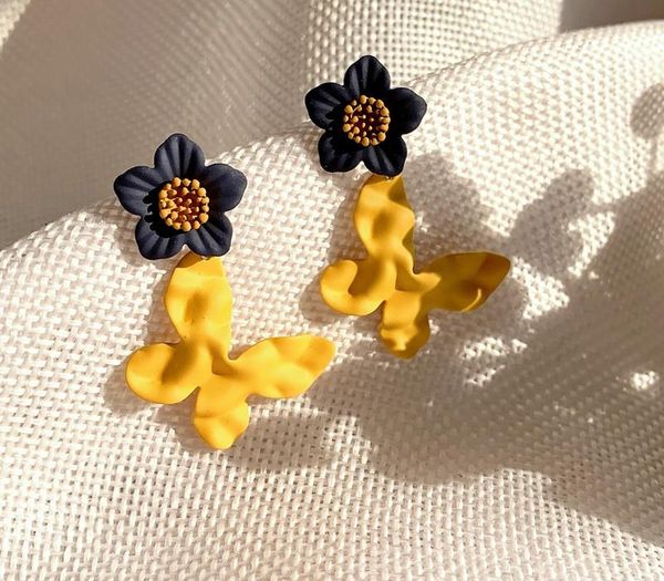 shela s925 sterling silverpins flower stud earrings for women yellow dark blue color bohemian holiday fashion jewelry11, Golden;silver
shela s925 sterling silverpins flower stud earrings for women yellow dark blue color bohemian holiday fashion jewelry11, Golden;silver