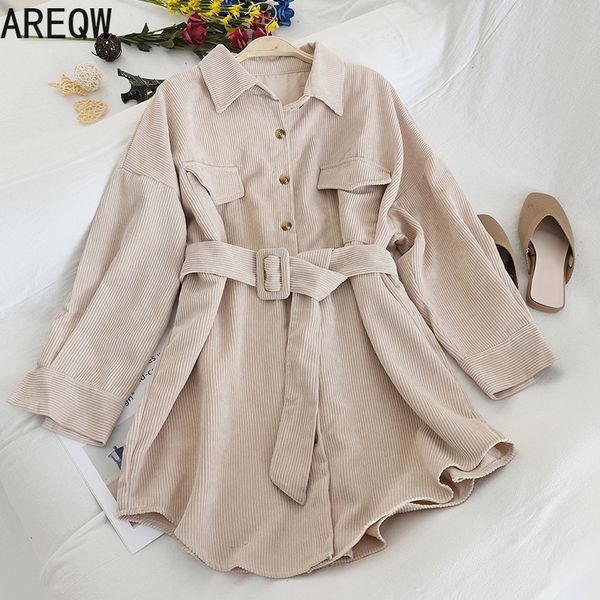 autumn new corduroy shirt for women lapel corduroy waist pocket women's clothing 201130, White
autumn new corduroy shirt for women lapel corduroy waist pocket women's clothing 201130, White
