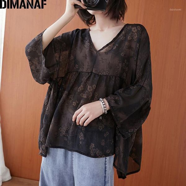 dimanaf plus size women blouse shirts chiffon summer casual lady tunic vintage elegant print floral loose clothing 5xl 6xl1, White
dimanaf plus size women blouse shirts chiffon summer casual lady tunic vintage elegant print floral loose clothing 5xl 6xl1, White