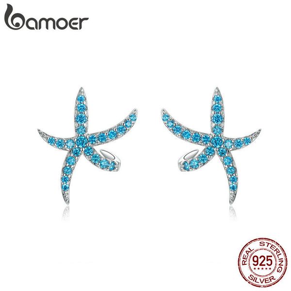 bamoer starfish stud earrings for women genuine 925 sterling silver fashion blue earings studs korean design jewelry lj200904, Golden
bamoer starfish stud earrings for women genuine 925 sterling silver fashion blue earings studs korean design jewelry lj200904, Golden