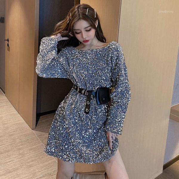 women 2021 spring autumn fashion dress sequin dresses female casual dresses long sleeve ladies short party vestidos f391, Black;gray
women 2021 spring autumn fashion dress sequin dresses female casual dresses long sleeve ladies short party vestidos f391, Black;gray