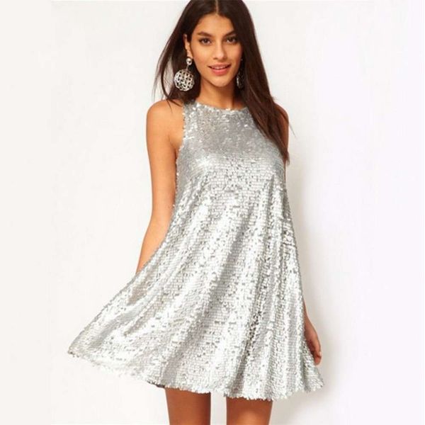 and wind spring sier summer sweet sparkling sequins wrapped sleevels drs big swing baby skirt, Black;gray
and wind spring sier summer sweet sparkling sequins wrapped sleevels drs big swing baby skirt, Black;gray