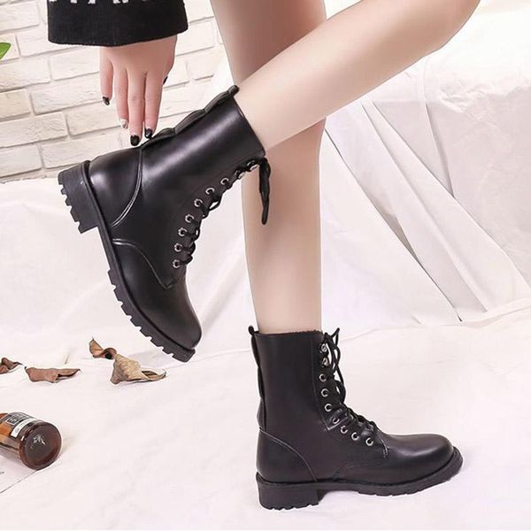 2020 autumn women motorcyle boots lace up riding equestrian booties cross-tied casual shoes black botas mujer plu size 42 8669c
2020 autumn women motorcyle boots lace up riding equestrian booties cross-tied casual shoes black botas mujer plu size 42 8669c