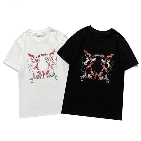 2021 summer fashion men and women leisure luxury t shirt spring and summer style embroidered short sleeve casual shirt #23, White;black
2021 summer fashion men and women leisure luxury t shirt spring and summer style embroidered short sleeve casual shirt #23, White;black