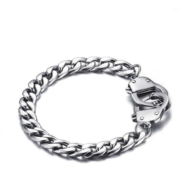 charm bracelets no fade cool men handcuffs bracelet stainless steel link chain jewelry mens wrap couple bracelet1, Golden;silver
charm bracelets no fade cool men handcuffs bracelet stainless steel link chain jewelry mens wrap couple bracelet1, Golden;silver
