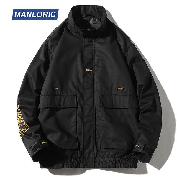 manloric fall and winter stand collar solid pocket casual man jacket fashion men clothing japanese streetwear coat 201118, Black;brown
manloric fall and winter stand collar solid pocket casual man jacket fashion men clothing japanese streetwear coat 201118, Black;brown