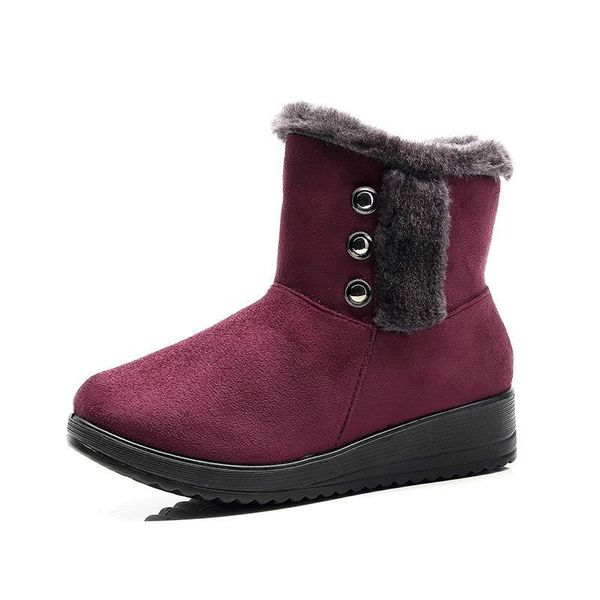 snow boots women warm winter women casual wedge ankle boot female zip ladies platform woman cotton mother shoes, Black
snow boots women warm winter women casual wedge ankle boot female zip ladies platform woman cotton mother shoes, Black
