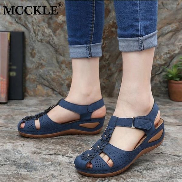 mcckle women summer sandals casual retro wedge shoes woman hollow buckle platform ladies slippers soft comform female footwear y200423, Black
mcckle women summer sandals casual retro wedge shoes woman hollow buckle platform ladies slippers soft comform female footwear y200423, Black