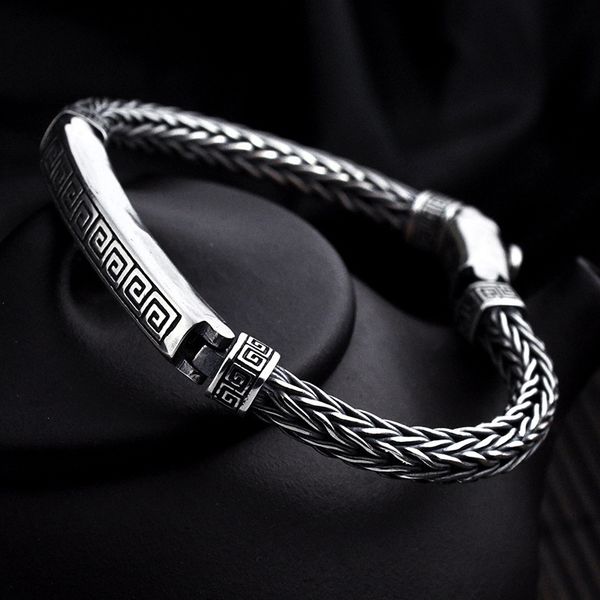 zufmb s925 silver palindrome and hand woven personalized fashion braceletfashion turkish women new braceletbracelet men thai silver bracelet, Golden;silver
zufmb s925 silver palindrome and hand woven personalized fashion braceletfashion turkish women new braceletbracelet men thai silver bracelet, Golden;silver