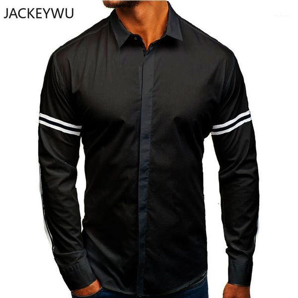 brand shirt men 2019 korean fashion hidden button long sleeve causal business slim fit dress shirt cotton white camisas1, White;black
brand shirt men 2019 korean fashion hidden button long sleeve causal business slim fit dress shirt cotton white camisas1, White;black