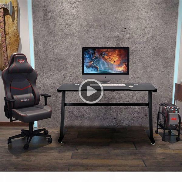 gaming desk 47.2" w x 23.6" doffice computer table, black gamer workstation with 2 cable management holes w20615682
gaming desk 47.2" w x 23.6" doffice computer table, black gamer workstation with 2 cable management holes w20615682