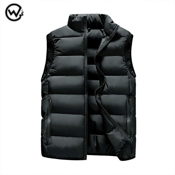 new mens jacket cotton vest winter thick sleeveless male cotton-padded coats warm waistcoats plus size - veste homme lj201217, Black;white
new mens jacket cotton vest winter thick sleeveless male cotton-padded coats warm waistcoats plus size - veste homme lj201217, Black;white