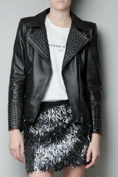 genuine 100% sheepskin coat motorcycle biker jacket women short real leather jackets 2020 kj31531, Black
genuine 100% sheepskin coat motorcycle biker jacket women short real leather jackets 2020 kj31531, Black