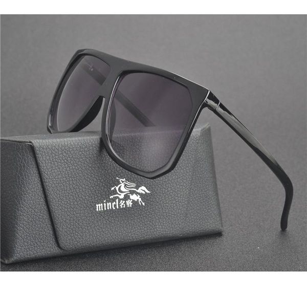 sunglasses mincl/brand retro frame square male men all black oversized big for women with box fml, White;black
sunglasses mincl/brand retro frame square male men all black oversized big for women with box fml, White;black