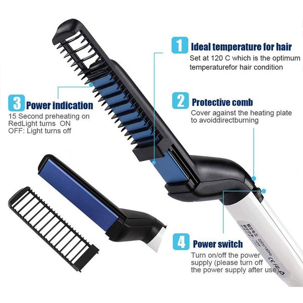 multifunctional hair comb brush beard straightener hair straighten straightening comb beard comb hair brush quick styler perfections
multifunctional hair comb brush beard straightener hair straighten straightening comb beard comb hair brush quick styler perfections