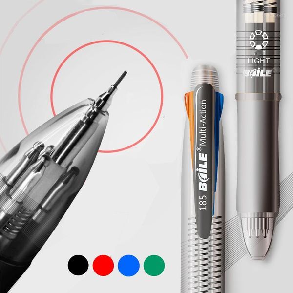 ballpoint pens 5 in 1 multicolor pen marker with black/blue/green/red ink ball 0.7mm+1pcs automatic pencil 0.5mm for writing1, Blue;orange
ballpoint pens 5 in 1 multicolor pen marker with black/blue/green/red ink ball 0.7mm+1pcs automatic pencil 0.5mm for writing1, Blue;orange