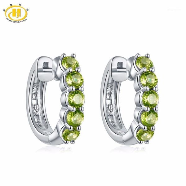 hutang natural gemstone hoop earrings 1.2ct peridot made with 925 sterling silver fine elegant classic jewelry for women gift1, Golden;silver
hutang natural gemstone hoop earrings 1.2ct peridot made with 925 sterling silver fine elegant classic jewelry for women gift1, Golden;silver