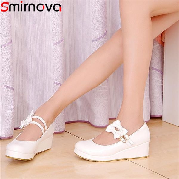 dress shoes smirnova 2021 big size 34-47 women pumps round toe bowknot buckle single spring summer sweet wedges platform woman, Black
dress shoes smirnova 2021 big size 34-47 women pumps round toe bowknot buckle single spring summer sweet wedges platform woman, Black