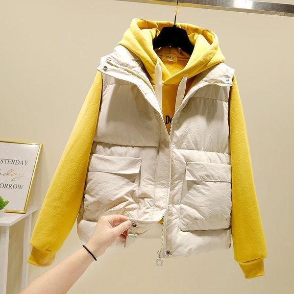 2020 new spring autumn women embroidered fashion short down cotton vest jacket loose sleeveless warm thick women coat cc9851, Black;white
2020 new spring autumn women embroidered fashion short down cotton vest jacket loose sleeveless warm thick women coat cc9851, Black;white