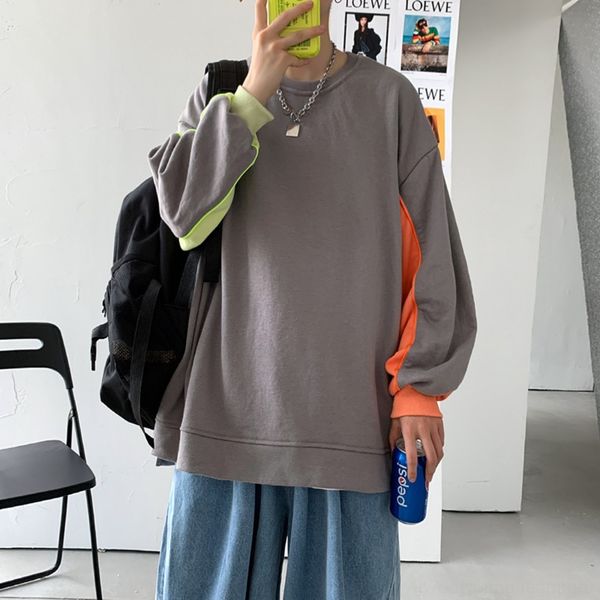 hbpll fall 2020 color contrast round neck men's korean fashion sweatersweater sweater version of coat loose and handsome coat wy06 scza, Black
hbpll fall 2020 color contrast round neck men's korean fashion sweatersweater sweater version of coat loose and handsome coat wy06 scza, Black