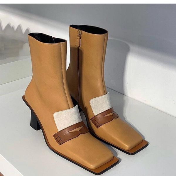 2020 autumn fashion women's boots retro square toe zipper high heel boots winter new thick heel ankle womens shoes booties, Black
2020 autumn fashion women's boots retro square toe zipper high heel boots winter new thick heel ankle womens shoes booties, Black