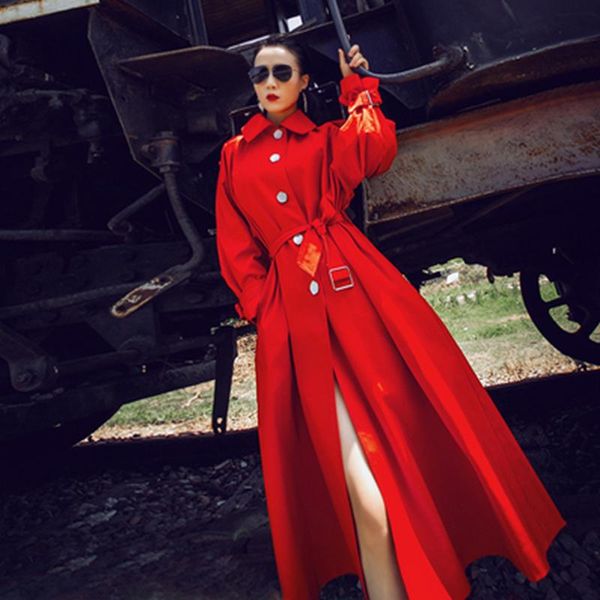 women's trench coats hooded women windbreaker gothic autumn outwear woman clothes vintage loose casual long female coat l470, Tan;black
women's trench coats hooded women windbreaker gothic autumn outwear woman clothes vintage loose casual long female coat l470, Tan;black