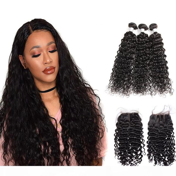 8a peruvian inaian brazilian cuticle aligned hair remy human hair water wave bundles with closure hair extensioon dhgate, Black
8a peruvian inaian brazilian cuticle aligned hair remy human hair water wave bundles with closure hair extensioon dhgate, Black