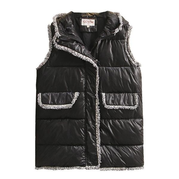 winter women vest coat oversize padded jacket chic down cotton hooded warm outerwear fashion casual loose clothes 2021, Black;white
winter women vest coat oversize padded jacket chic down cotton hooded warm outerwear fashion casual loose clothes 2021, Black;white