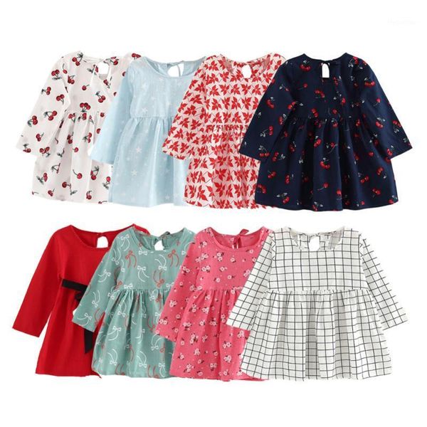 girl's dresses summer girl dress kids children girls long sleeve plaid soft cotton princess baby clothes1, Red;yellow
girl's dresses summer girl dress kids children girls long sleeve plaid soft cotton princess baby clothes1, Red;yellow